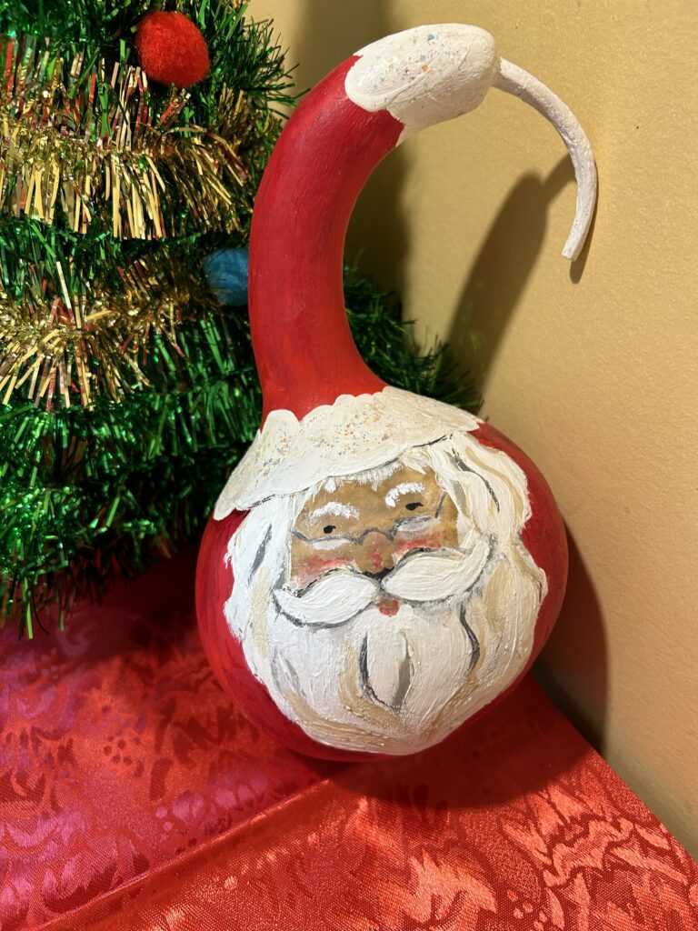 Santa Gourdy Picture